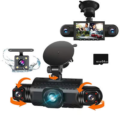 Dash cam Venzio™ 4 canali Full HD